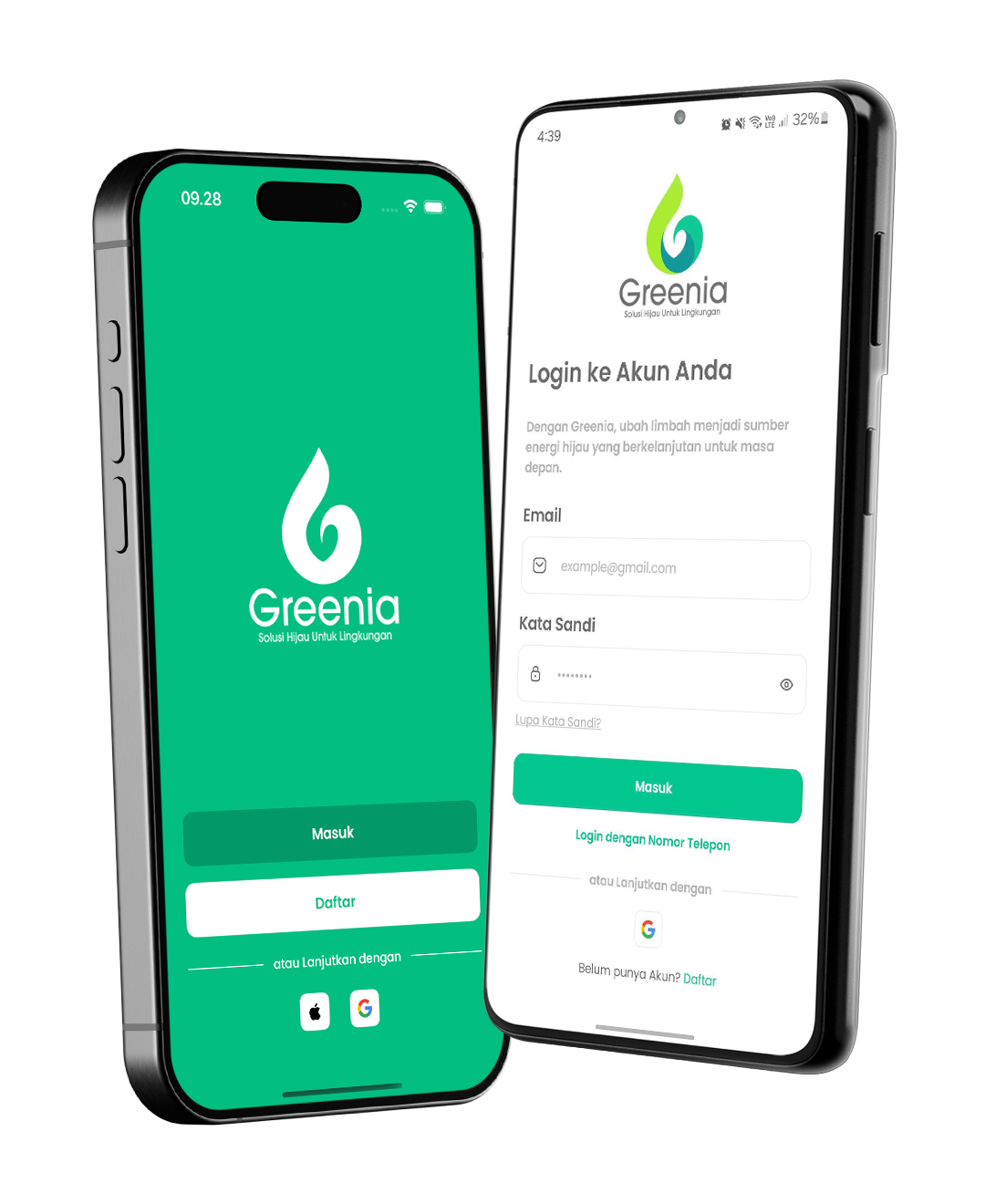 Download Mobile Appp Greenia